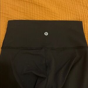 Lululemon Wunder Under Luon Tights 25” Black Size 4